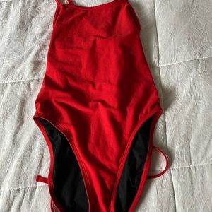 Red Jolyn Bathing Suit